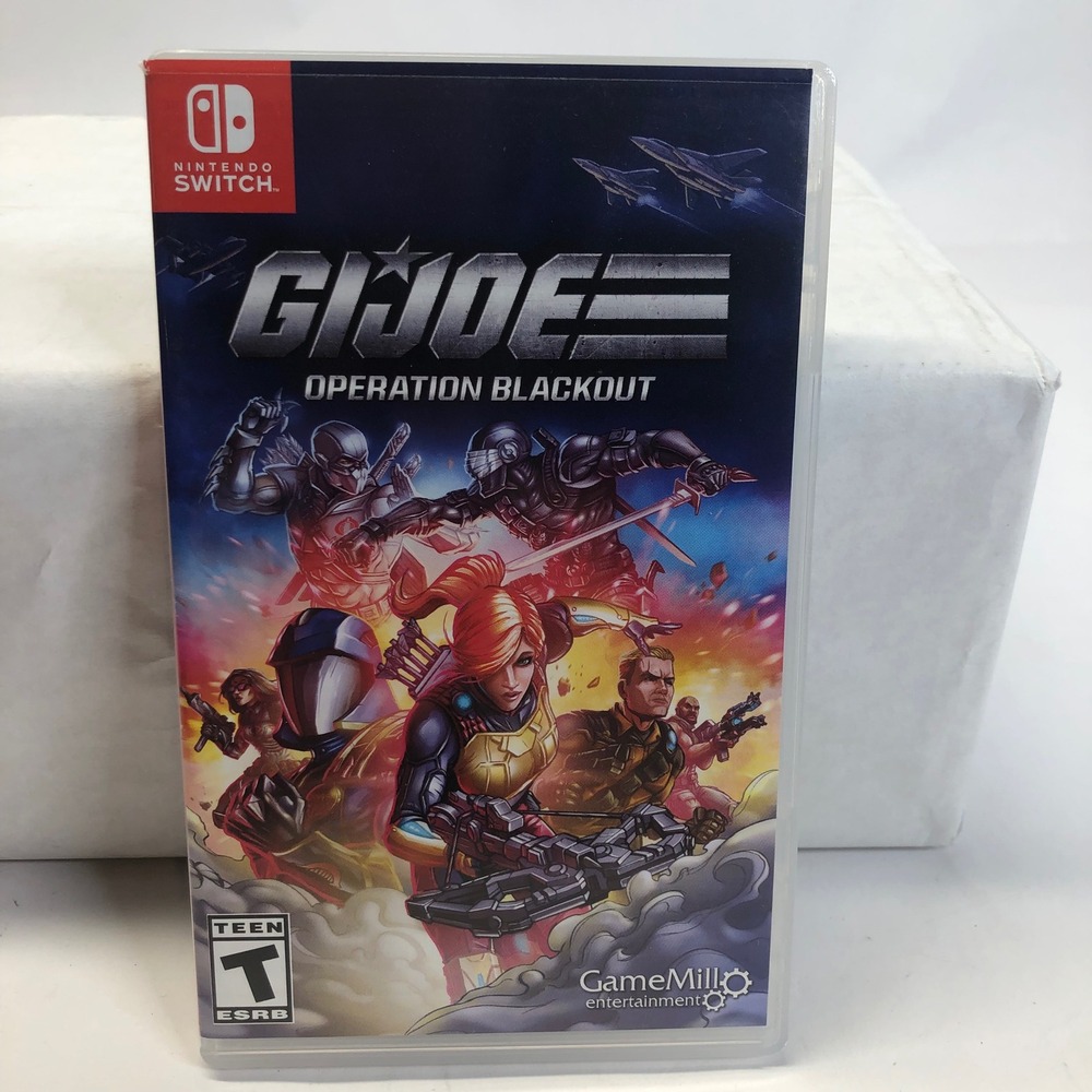 GI Joe Operation Blackout Nintendo Switch Game Complete Case‎ Tested Working